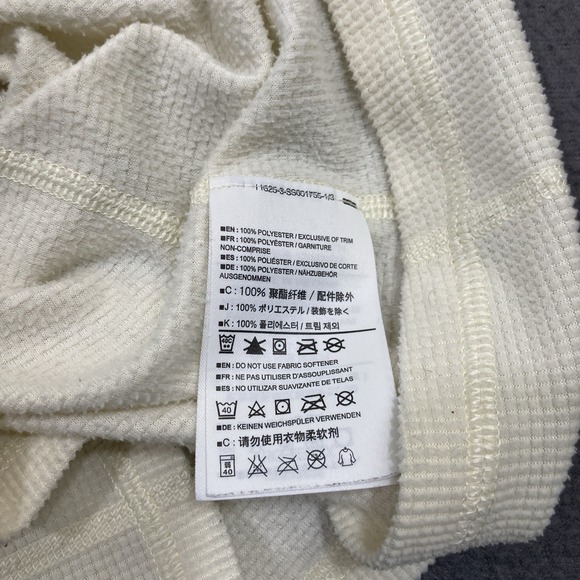 Arcteryx Delta LT Jacket Women Medium Cream Full Zip Polartec Waffle Knit Fleece - Picture 5 of 12